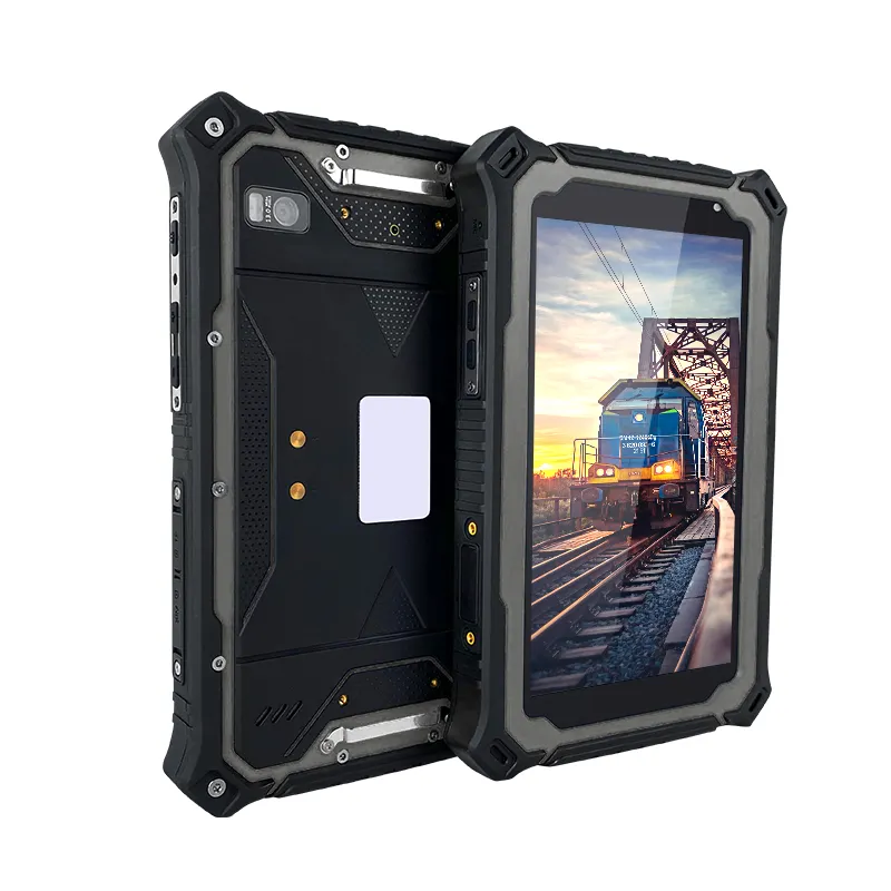 OEM T71 ip67 wholesale rugged android tablet pc computer 7 inch pdas nfc RFID reader writer with camera 8+128