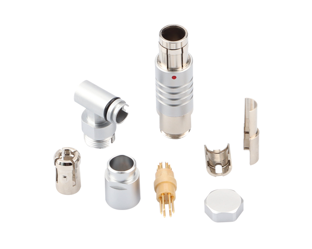 F Series Multi-core Military-grade Circular Metal Aviation Plug Push-pull Self-locking Waterproof Connector