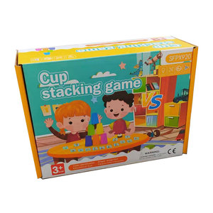 Juego de tazas apilables para niños de 4 a 6 años, juguete educativo de plástico, entrenamiento de velocidad, juego interactivo entre padres e hijos - Product Image 5