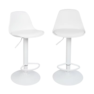 Taburete Alto de <span class=keywords><strong>Bar</strong></span> de Lujo Personalizable al por Mayor con Altura Ajustable y Estructura de Metal de Estilo Moderno para Uso en Cocina y Sala de Estar - Product Image 2