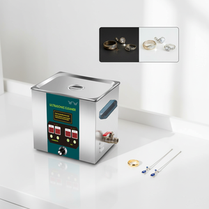 Nettoyeur à ultrasons numérique pour bijoux 15L 80kHz 100kHz 132kHz – Prix usine - Product Image 1