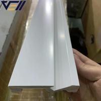 Plinthe décorative flexible en PS pour murs courbes et décoration intérieure