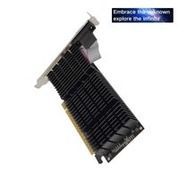 Carte graphique PC Radeon R5 220 1 Go DDR3 64 bits à profil bas avec radiateur – Nouveauté en gros