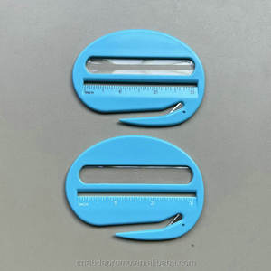 Ouvre-lettre ovale à succès, <span class=keywords><strong>outil</strong></span> multifonctionnel promotionnel pour le bureau avec loupe et échelle - Product Image 4