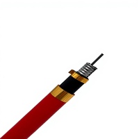 Cable de Alimentación Blindado con Hilo Metálico Rojo, Resistente a la Presión y la Corrosión, Cable Enterrado para Construcción Municipal