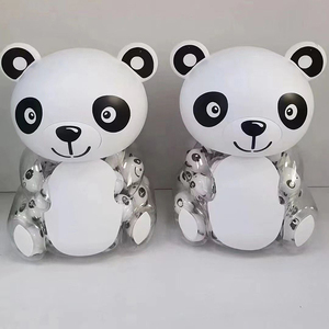 Bonbons OEM mignons en forme de <span class=keywords><strong>panda</strong></span> 3D, remplis de confiture de fruits, bonbons gélifiés casher - Product Image 5