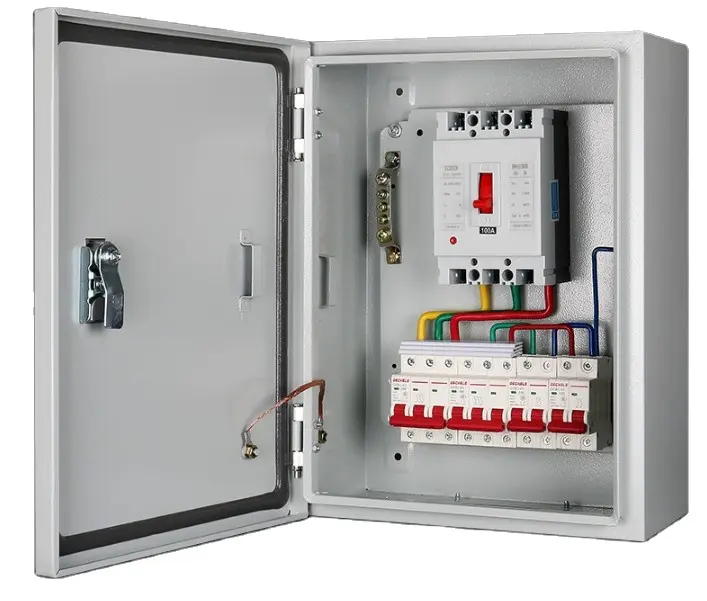 Nema 380V Mccb Mcb Metalen Power Behuizing Panel Doos