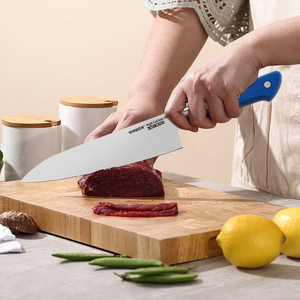 <span class=keywords><strong>Cuchillo</strong></span> Gyuto Japonés Profesional, <span class=keywords><strong>Cuchillo</strong></span> Santoku de Chef con Acero Inoxidable con Alto Contenido de Carbono, Afilado, con Mango Ergonómico Colorido - Product Image 4