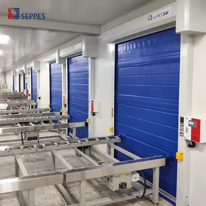 Porte isolate moderne di alta qualità per porte ad alta velocità del congelatore della porta ad alta velocità dell'isolamento termico delle celle frigorifere