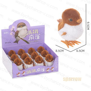 Gorrionito Interactivo de Cuerda Saltarín, Juguete Económico de Pájaro y Pollito para Recuerdos de Fiesta Infantil y Juego Educativo - Product Image 6