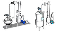 Fruit-sap, melk, zuivelproducten, vloeistofconcentratie, verwerkingsinstallatie, systeem, apparatuur, vacuümverdamper