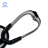 Écoute les organes internes, effectue l'auscultation de la poitrine, des poumons, du cœur, des intestins, stéthoscope professionnel à double tête