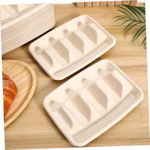 En stock – Boîte jetable biodégradable et compostable en bagasse de canne à sucre pour tacos à emporter - Product Image 2