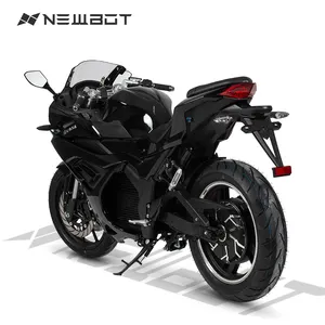 Newbot EEC Storm S 8000W 72V 102Ah Black High Speed Racing Electric Motorcycle 150km/h ABS Quick Charging Long Range