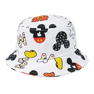 Children Fisherman Hat Cap Girl Cartoon Big Brim Basin Cap Cute Super Baby Kids Sunshade Hat Bucket Hat Suppliers Custom Logo