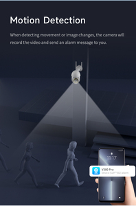 V380 P12 Wifi OEM Đầy Đủ Màu Sắc Tầm Nhìn Ban Đêm 360 Toàn Cảnh An Ninh Máy Ảnh Nhà Thông Minh IP65 Không Thấm Nước H.265 Thẻ SD Zoom Kỹ Thuật Số - Product Image 5