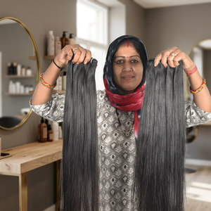 <b>Cheap</b> Remy 100% Cuticle Aligned Straight Bundles Vendor Virgin Machine Double Weft Indian Human Hair <b>Extensions</b> - Product Image 1