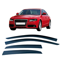 Deflettori Antipioggia per Finestrini AUDI A4 B9/8W 2017-2023 SEDAN, Protezione Laterale con Montaggio Esterno a Nastro