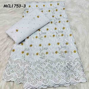 Nouvelle Collection 2026 : Robe Femme en Voile de Coton Africain Écologique avec Broderie Strass et Motif Dentelle Exclusif – Bordure Élégante - Product Image 4