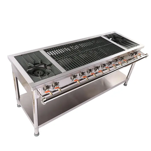 Lyroe Chất lượng cao freestanding thương mại 4/6/8 Burner BBQ nướng cooktops phạm vi LPG bếp <span class=keywords><strong>gas</strong></span> - Product Image 5