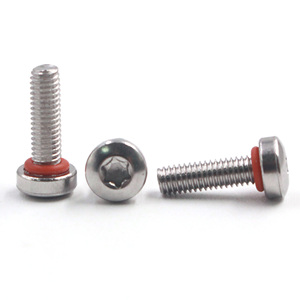 2-56 4-40 <strong>6-32</strong> 8-32 M2 M3 M4 M5 M6 M7 M8 M10 Torx Pan Head Tamper Proof Water Proof O Ring Stainless Steel Self Sealing <strong>Screws</strong> - Product Image 3