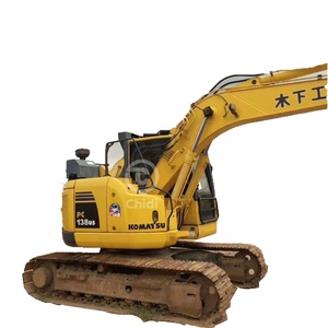 Excavadora hidráulica sobre orugas KOMATSU PC138 usada, Motor original japonés de 15 toneladas y Mini excavadora de motor de buena calidad - Product Image 1