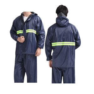 Oxford Cloth Split Waterproof Windproof <strong>Men's</strong> Camping Hiking Outdoor Riding Full-body Anti-rainstorm Thickened <strong>Raincoat</strong> - Product Image 6