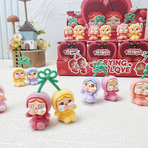 Bubble Mart CRYBABY Yin Tao <span class=keywords><strong>serie</strong></span> in resina floccato ciondolo nuovo rilascio piangendo bambino amore dio lacrime ciechi scatola personaggi congelati - Product Image 3