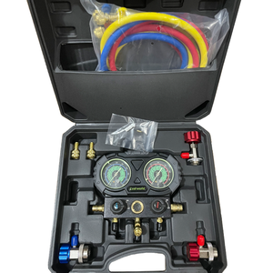 Coolworld R32 R410A R22 <span class=keywords><strong>R134a</strong></span> Bola Válvula <span class=keywords><strong>Manifold</strong></span> Gauge Set - Product Image 1