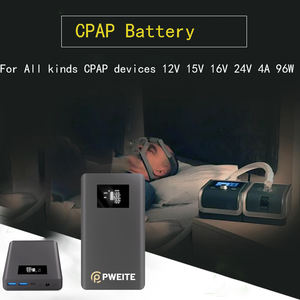 แบตเตอรี่สำรอง cpap เอาต์พุต DC 12V 24V แบตเตอรี่ cpap 5A สำหรับ <span class=keywords><strong>airsense</strong></span> 11/<span class=keywords><strong>airsense</strong></span> <span class=keywords><strong>10</strong></span>/aircurve <span class=keywords><strong>10</strong></span>/airminia/philips dreamstation - Product Image 1