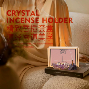 Vente en gros de bols d'encens en résine de lotus avec éclats de quartz en cristal naturel <span class=keywords><strong>pour</strong></span> la méditation, le sommeil, l'énergie de guérison, d'autres objets artisanaux en cristal - Product Image 2