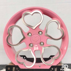 Rueda de Aleación Forjada Personalizada con Diseño de Corazón, Multimodelo, de 15-24 Pulgadas, para Volkswagen <span class=keywords><strong>Beetle</strong></span>, Toyota, Audi, Porsche, Honda - Product Image 2