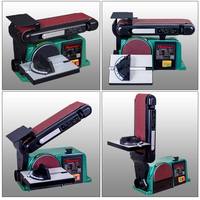 Moteur à induction électrique 550W pour bricolage, ponceuse à bande de table réglable à vitesse variable 150mm pour polissage et meulage du bois