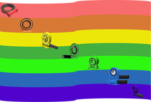 小型ソーラートラッカー用の24VDCモーターを備えた2軸Svh3旋回ドライブ - Product Image 4