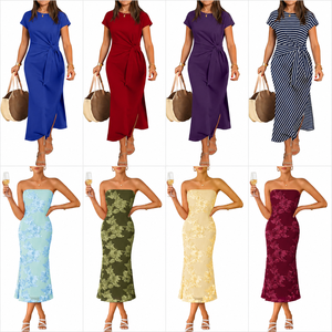 Vestidos elegantes de verano para adultos, corte variado, envío a granel mixto - Product Image 1