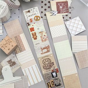 เทปไดคัท 1 ม้วน ลายตัวอักษรภาษาแห่งความรัก ตุ๊กตาผ้า ซีรีส์เกลือ วัสดุโน้ตพื้นฐานเรียบง่าย ของตกแต่ง DIY สำหรับเด็ก - Product Image 4