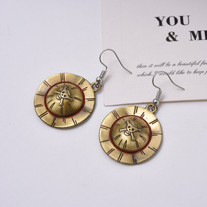 Vente en gros <span class=keywords><strong>de</strong></span> boucles d'oreilles pendantes pour personnage <span class=keywords><strong>de</strong></span> dessin animé <span class=keywords><strong>chapeau</strong></span> Zoro pendentif pour femmes breloques - Product Image 3