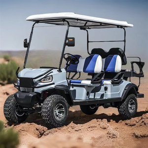 Voiturette de golf électrique à 4 roues Fourstar avec parapluie et <span class=keywords><strong>remorque</strong></span>, 5-6 places, 500 kg, 30-50 km/h - Product Image 2