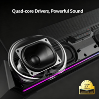 Barre de son gaming EDIFIER G1500 7.1 Surround RGB avec micro détachable pour PC