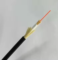 Factory Price Outdoor Flat Drop Fiber Optical Cable 1 2 4 Core G657A1 G657A2 Single Mode Aerial FTTH Fibre Optic Cable