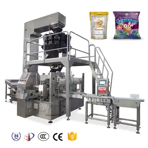 Machine à emballer verticale automatique de remplissage de forme de sac d'oreiller de puces/graines/noix d'IEK pour la nourriture de casse-croûte