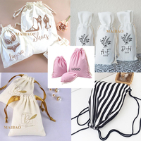 Sac fourre-tout en toile de coton écologique blanc personnalisé, emballage cadeau pour vêtements, sac de shopping, sac en toile réutilisable noir, vente en gros