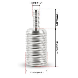 Sim Racing Shift <b>Knob</b> Adapter Aluminum Alloy <b>Gear</b> Shifter Connect Screw For Logitech G29 G923,Convert M4 Thread To M12x1.25 - Product Image 4