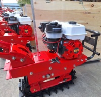 Motor diésel 2 ruedas Mini Tractor para caminar Agricultura Potencia Tiller