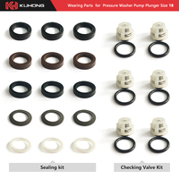Pompa Plunger Triplex Langsung dari Pabrik Kuhong 180bar 200Bar 250bar 2.9GPM 2.6gpm 3.2gpm Kepala Aluminium Poros 3/4" Suku Cadang Mesin Cuci Tekanan Tinggi