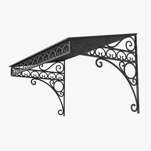 Tenda da sole Orient baldacchino fashion design tendalino da sole in alluminio tenda da sole a baldacchino per porta d'ingresso in <span class=keywords><strong>ferro</strong></span> battuto su misura professionale - Product Image 4