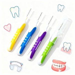 Brosses interdentaires colorées en forme de I, cure-dents pour l'élimination de la plaque <span class=keywords><strong>dentaire</strong></span>, hygiène buccale, brosse à dents interdentaire - Product Image 1