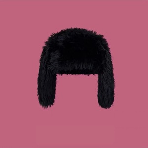 Fabriek Nieuwe Dames Boho Gehaakte Beanie Handgemaakte Winter Gebreide Muts Met Zachte Kat Oor Bengaal Ontwerp Casual Stijl - Product Image 2
