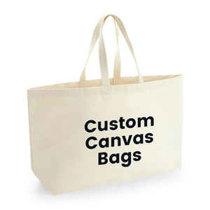 Sinh Thái Thân Thiện Với Canvas Tote Túi Tùy Chỉnh In Công Suất Lớn Có Thể Giặt Bãi Biển Mua Sắm Quà Tặng Số Lượng Lớn Khuyến Mại Tote Túi Với Logo - Product Image 2