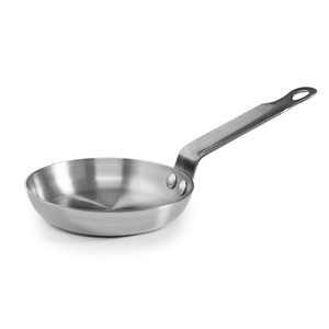 Padella per blini in ferro da 18 cm in acciaio inossidabile antiaderente per cucinare piccole porzioni - Product Image 1
